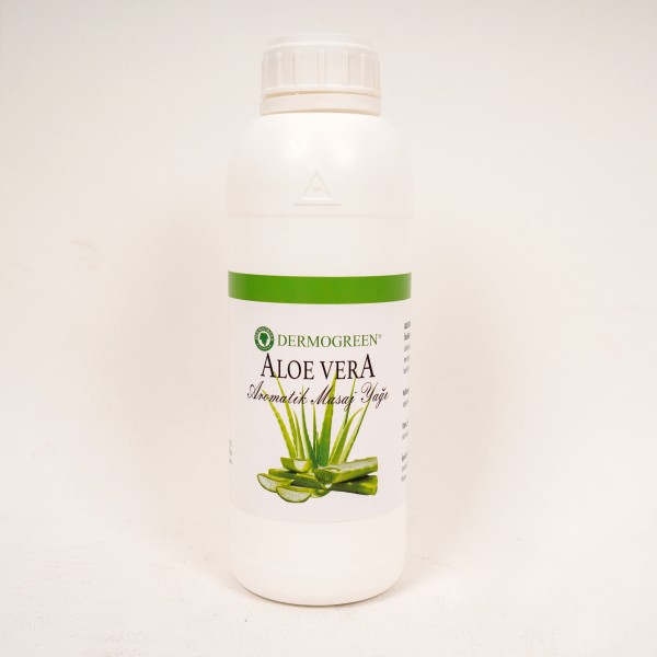 Dermogreen Aloe Vera Aromatik Masaj Yağı – 1 Litre 